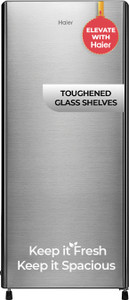 Haier 190 L Direct Cool Single Door 2 Star Refrigerator with Fast Ice Making, Easy Clean Back, Large Vegetable Box ( 2026 Model)