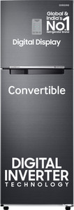 Samsung 256 L Frost Free Double Door 3 Star Convertible Refrigerator  with Digital Inverter and Display