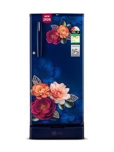 LG 185 L Direct Cool Single Door 2 Star Refrigerator with Base Drawer