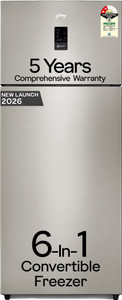 Godrej 436 L Frost Free Double Door 2 Star Refrigerator  with AI Tech, Digital Inverter, And 95%+ Food Surface Disinfection