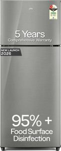 Godrej 238 L Frost Free Double Door 2 Star Refrigerator  with Advanced Inverter and 95%+ Food Surface Disinfection