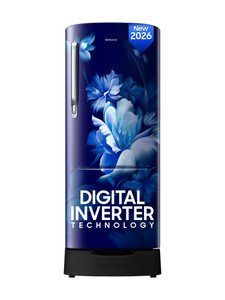 Samsung 223 L Direct Cool Single Door 3 Star Refrigerator with Base Drawer with Digital Inverter, Single Touch Defrost, 2026 Model