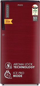 MarQ by Flipkart 183 L Direct Cool Single Door 1 Star Refrigerator  with Toughened Glass Shelves and Large Vegetable Basket