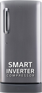 LG 205 L Direct Cool Single Door 5 Star Refrigerator with Base Drawer  with Smart Inverter Compressor, Humidity Controller & Moist 'N' Fresh