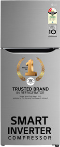 LG 242 L Frost Free Double Door 2 Star Refrigerator  with Smart Inverter Compressor, Multi Air Flow, & MOIST N FRESH