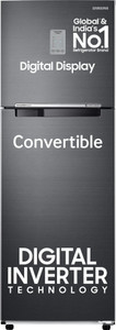 Samsung 256 L Frost Free Double Door 3 Star Convertible Refrigerator  with Digital Inverter and Display