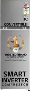 LG 272 L Frost Free Double Door 3 Star Convertible Refrigerator  with Inverter Compressor, Express Freeze & Multi Air Flow