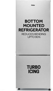 Haier 300 L Frost Free Double Door Bottom Mount 2 Star Refrigerator  with 1 hour Icing