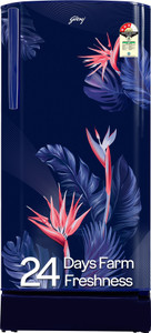 Godrej 183 L Direct Cool Single Door 3 Star Refrigerator  with Jumbo Vegetable Tray and Toughened Glass Shelves