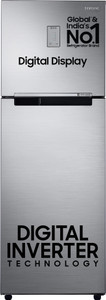 Samsung 256 L Frost Free Double Door 3 Star Refrigerator  with Digital Inverter and Display