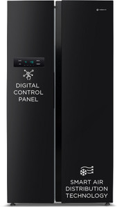 MOTOROLA 584 L Frost Free Side by Side Refrigerator  with Intelligent LED Touch Control Panel and Smart Adaptive Cooling