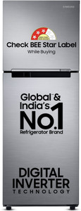 Samsung 236 L Frost Free Double Door 3 Star Refrigerator with Digital Inverter
