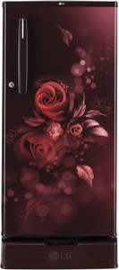 LG 185 L Direct Cool Single Door 4 Star Refrigerator with Base Drawer  with Smart Inverter Compressor, Runs on Home Inverter, Fit Max Chiller Tray & 2026 Model