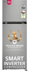 LG 251 L Frost Free Double Door 1 Star Refrigerator  with Smart Inverter Compressor and Multi Air Flow with Max Fresh Zone
