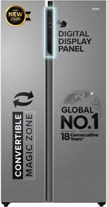 Haier 596 L Frost Free Double Door Convertible Refrigerator with Expert Inverter 2-Door,3 Star , (Magic Convertible, Deo Fresh Technology, 2026 Model)
