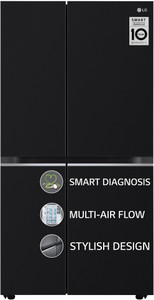 LG 655 L Frost Free Side by Side Refrigerator with Smart Inverter Compressor, Smart Diagnosis, Express Freezing & Multi Digital Sensors