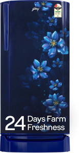 Godrej 183 L Direct Cool Single Door 2 Star Refrigerator  with Jumbo Vegetable Tray and Toughened Glass Shelves