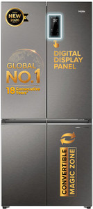 Haier 520 L Frost Free French Door Bottom Mount 3 Star Convertible Refrigerator  with Triple Inverter (2026 Model)