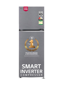 LG 343 L Frost Free Double Door 2 Star Convertible Refrigerator with Convertible, Multi Air Flow, Express Freeze, diagnosis, Deodorizer, smart Inverter Compressor & 2026 Model