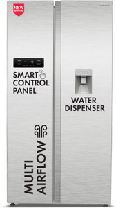 MarQ by Flipkart 584 L Frost Free Side by Side Refrigerator with Water Dispenser, Fresh Lock and Multi Airflow Technology