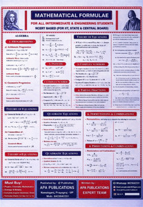 Apa Style Mathmatical Formulas Mathematical Formula Chart In English For Intermediate (11th And 12th ...