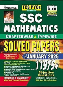 SSC Mathematics Chapterwise Solved Papers Till January 2025, 11975+ Questions With Solutions, TCS PYQs Covered For CGL, CHSL, MTS, Delhi Police
