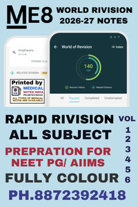 Neet Notes World Revision Latest Notes 2025-26 – Complete NEET/AIIMS/PG Medical ...