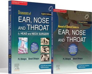 Diseases Of Ear, Nose & Throat And Head & Neck Surgery+ Manul Of Clinical Cases In Ear, Nose And Throat