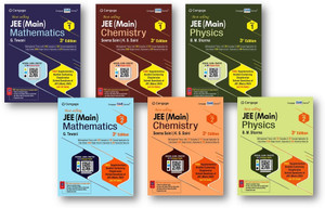 Cengage JEE Main Mathematics, Physics & Chemistry (Vol. 1 And Vol. 2) (6-Books Set Combo) With Free Supplementary Booklet Containing Chapterwise Solved Questions Of JEE (Main-2023=All 24 Sets)