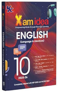 Xam Idea Class 10 English (Language & Literature) | Mind Maps & Digital Learning | NEP 2020 & NCFSE 2023 Aligned | Full Coverage Of Reading, Writting, Grammer & Literature Qs Paperback – 1 June 2025