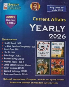 Speedy Current Affairs Yearly English July 2026 | July 2025 To 1 July 2026