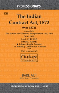 Indian Contract Act, 1872 As Amended By Mediation Act, 2023 With State Amendments