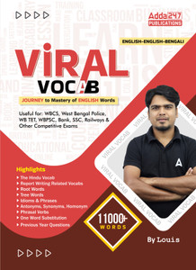 Viral Vocab | Journey To Mastery Of English Words | 11000+ Words Book By Louis For WBCS,West Bengal Police,WB TET,WBPSC,Bank,SSC,Railway & Other Govt. Exams (English And Bengali Printed Edition) By Adda247