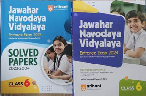Jawahar Navodaya Vidyalaya Entrance Exam Guide And Solved Paper (2004-2023) Class 6 (2-Books Set), IN ENGLISH (Paperback, ARIHANT EXPERT TEAM)