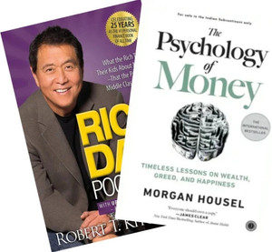 RICH DAD + THE PSYCHOLOGY OF MONEY Combo Reading Books