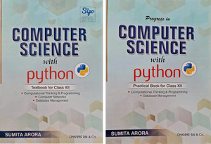 Computer Science With Python Textbook & Practical Book For Class 12 ...