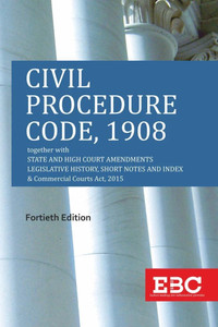 Civil Procedure Code, 1908 - CPC Bare Act (2024): Buy Civil Procedure ...