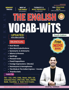 The English Vocab-Wits With Free Mini Book By Gopal Verma Sir | Bilingual | Fourth Edition | Useful For All Competitive Exams
