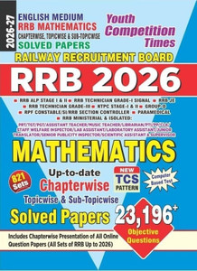 Youth Rrb 2026 Mathematics Solved Paper 23,196+: Buy Youth Rrb 2026 ...