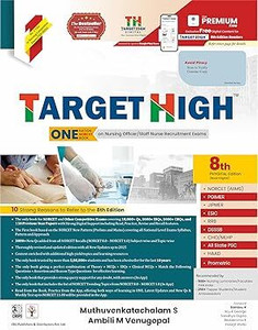 Target High NORCET Exam – One Nation One Book For Nursing Officer & Staff Nurse (8th Ed)