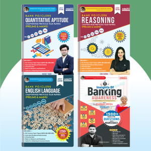 Topic Wise Chapter Wise Solved Papers For Bank PO & Clerk / IBPS/ SBI Bank Po / Clerk Prelim & Mains Exam (2021 To 2025) Reasoning/ Quantitative Aptitude/ English/ Banking Awareness