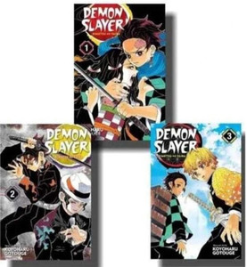 Demon Slayer: Set Of 3 (Vol. 1,2,3): Buy Demon Slayer: Set Of 3