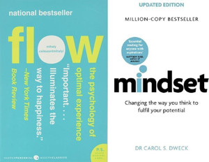Flow, Mindset (Set Of 2 Bestseller Books)