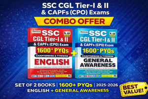 SSC CGL Tier 1 & 2 PYQs Combo Set | English + General Awareness | 1600 ...