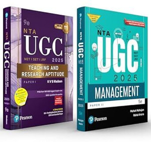 Pearson NTA UGC NET 2025 Paper 1 By KVS Madaan + Paper 2 Management ...