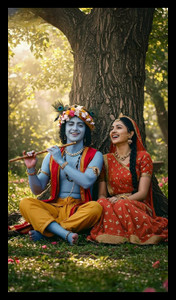 SHYAM PHOTO FRAMING Religious Photo Frame, coated Lamination Religious ...