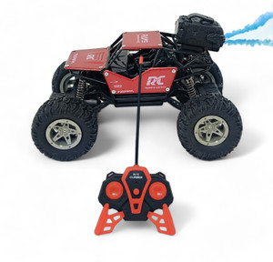 FANSEEKART Monster Truck Rock Crawler metal body with smoke effect toy for kids_32