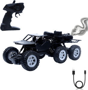 Wonder Remote Control Smoke Rock Crawler with 6x6 Wheels_2.4 GHz Remote with Long Range