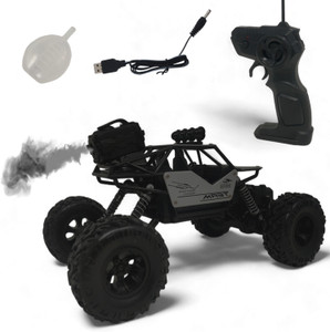 Aavkar creation Big Rock Crawler Car 4x4 for Boys&Girls With Smoke & Fully Remote Control