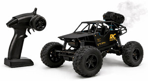 WORLD OF TINY Rock Crawler Monster Truck with Smoke | Rechargeable Remote Control Car for Boys